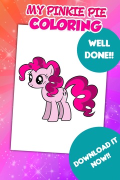 Pinkie Pie Coloring Game游戏截图1