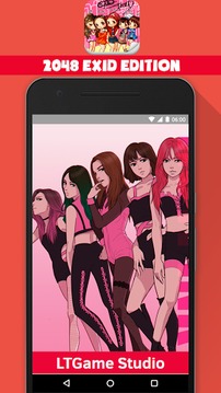 2048 EXID KPop Game游戏截图1