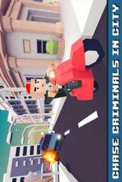 Blocky Police Family Simulator: City Criminals游戏截图4