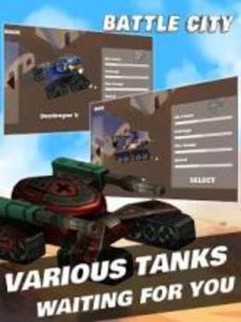 Thunder War: Free Mini Tank Shooting Game游戏截图1