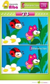 Juego Educativo: 5 Diferencias游戏截图4