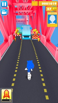 Subway Sonic Temple Dash游戏截图4