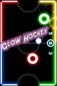 Finger Glow Power Hockey Foote游戏截图2