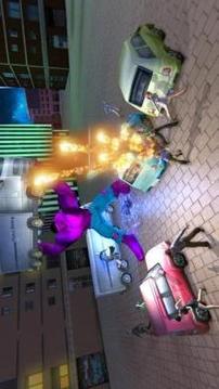 Green Monster Hero Fighter Crime City Battle游戏截图3