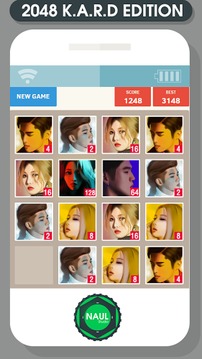 2048 KARD Kpop Puzzle Game游戏截图3