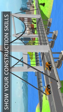 Bridge Building Sim: Riverside Construction Games游戏截图5