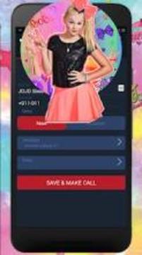 Best CALL & CHAT For jojosiwa - Jojosiwa joke call游戏截图4