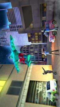 Green Monster Hero Fighter Crime City Battle游戏截图4