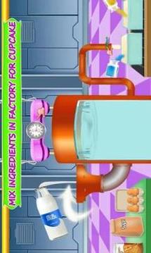 Colorful Cupcake Maker Factory: Bakery Shop Games游戏截图4
