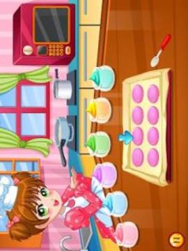 Make & Decorate Macaroons - Girls Cooking games游戏截图2