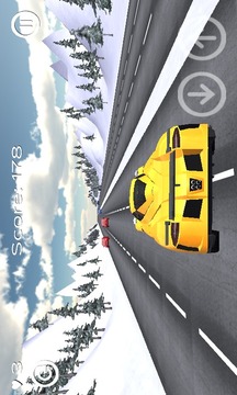 Extreme Winter Traffic Racer游戏截图1