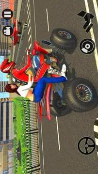 Modern City ATV Taxi Sim: Quad bike Simulator 2018游戏截图2