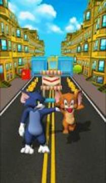 Tom and Mouse Subway Catch Game游戏截图1