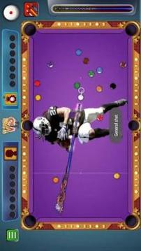 Billiards Raiders Oakland Theme游戏截图3