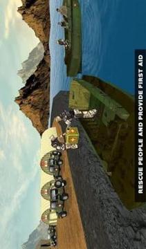 US Army Helicopter Rescue: Ambulance Driving Games游戏截图2