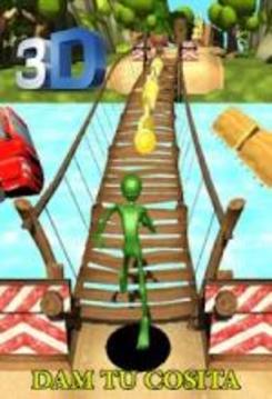 Dame tu Cosita Jungle Run - Green Alien Adventures游戏截图3