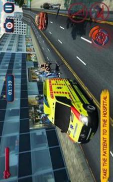 Ambulance Driver Rescue - Ambulance Games游戏截图4