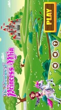 Mia and me run : jump rush游戏截图1