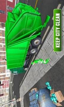 City Garbage Truck 2018: Road Cleaner Sweeper Game游戏截图3