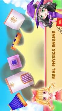 Princess Cherry Castle Blocks Construction Builder游戏截图1