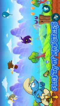 Adventures Super Smurfs Run游戏截图2