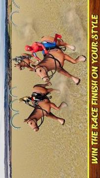 Impossible SuperHeroes Horse Stunts 3D游戏截图4