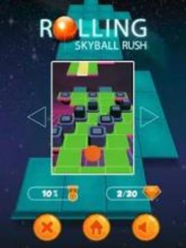 Rolling SkyBall Rush: Flying Ball Dash游戏截图3