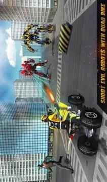 Futuristic Robot Quad Bike Dinosaur Survival Game游戏截图3