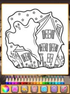 My Halloween Coloring Book:Coloring Game游戏截图1