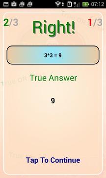 True or False math game游戏截图3