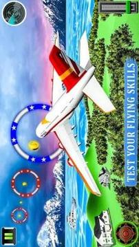 Flying Airplane Pilot Flight 3d Simulator游戏截图4