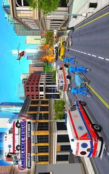 Ambulance Rescue Simulator – Emergency City Drive游戏截图3