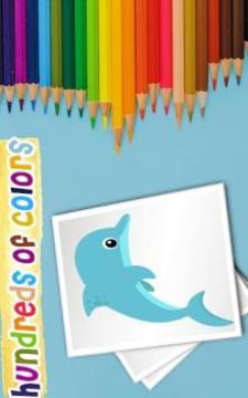 Coloring book : sea animals游戏截图2