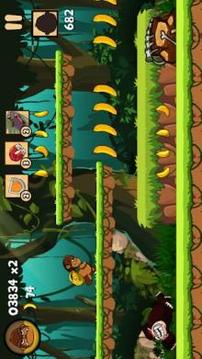 Kong rush - banana run游戏截图2