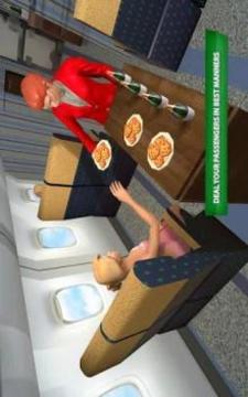 Virtual Flight Attendant Air Hostess Simulator 3D游戏截图1