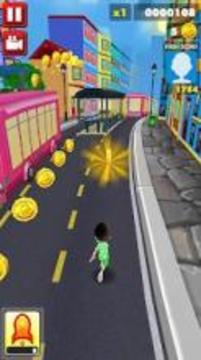 Subway Bus & Train Surf Skate Runner游戏截图4