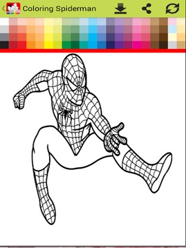 Coloring Spider-man : spiderMan games free游戏截图1