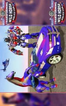 Multi Robot Transforming : Wild Horse Police Car游戏截图5