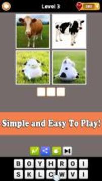 What The Word - 4 Pics 1 Word - Fun Word Guessing游戏截图5