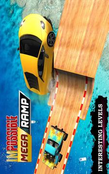 The Impossible Challenge Mega Ramp Car Stunt 2018游戏截图1