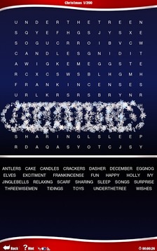 Astraware Christmas Wordsearch游戏截图3