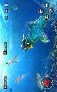 Ultimate Sea Dragon Simulator Free 2018游戏截图5