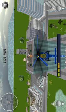 911 City Police Helicopter 3D游戏截图3