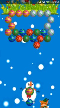 Bubble Game For Christmas游戏截图1