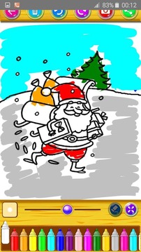 Christmas Coloring book for Kids游戏截图1