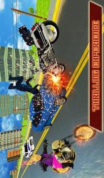 Ghost Rider: Scary Bike Racing游戏截图2