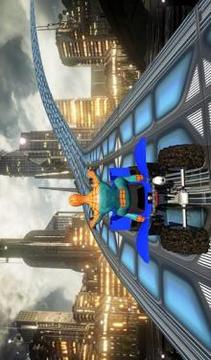 Spider hero Mega Ramp: Police Quad Bike Stunts游戏截图4