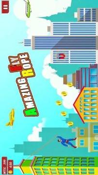 Rope Flying Adventure Game - Superheroes Fly Fun游戏截图2