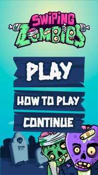 Swiping Zombies游戏截图2