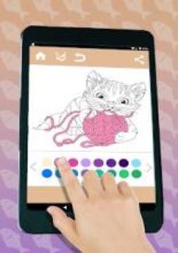 Cat Coloring Pages Game游戏截图3